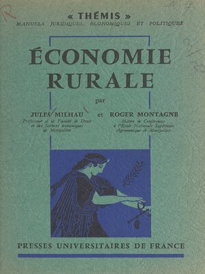 cover image of Économie rurale